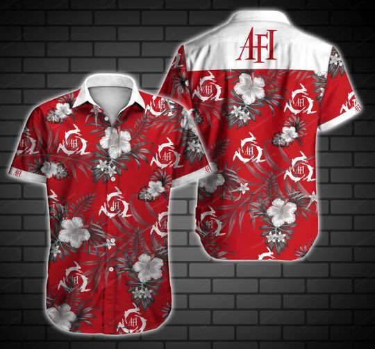 Afi Hawaii Graphic Print Short Sleeve Hawaii Casual Shirt Ha84971