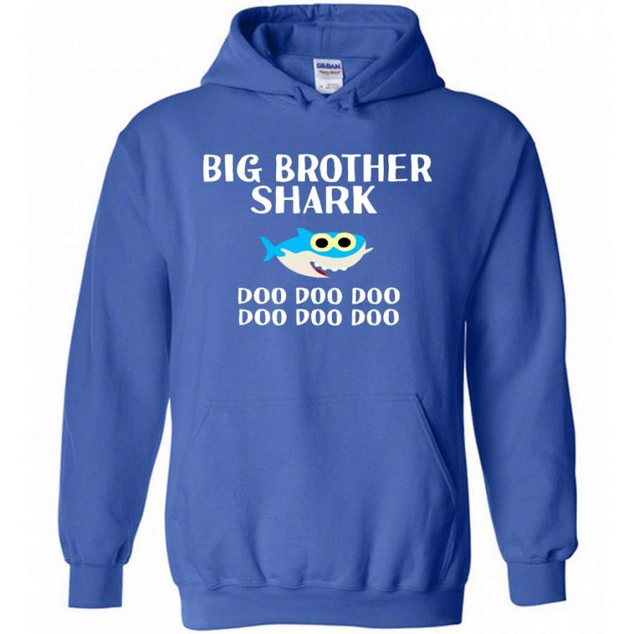 Big Brother Shark Doo Doo Doo B – Gildan Heavy Blend Hoodie