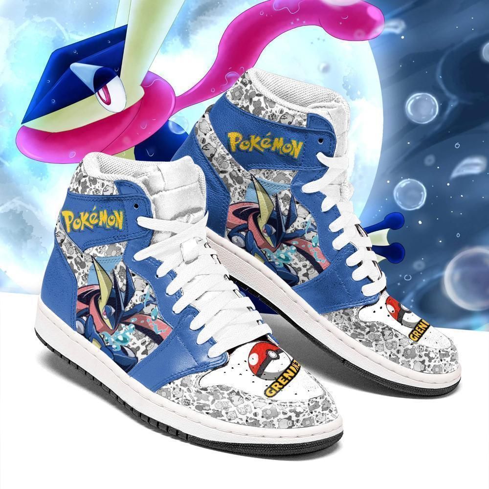 Greninja Cute Pokemon Sneakers Air Jordan Shoes Sport