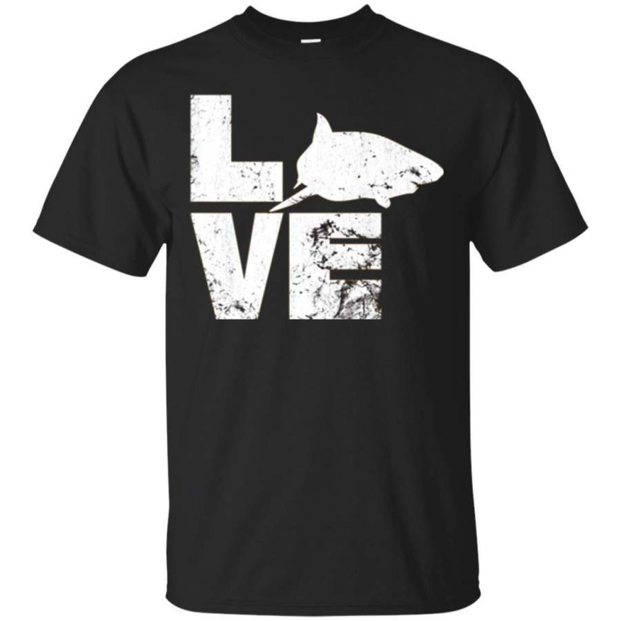 AGR Great White Lover Distressed Tshirt Jaq T-shirt