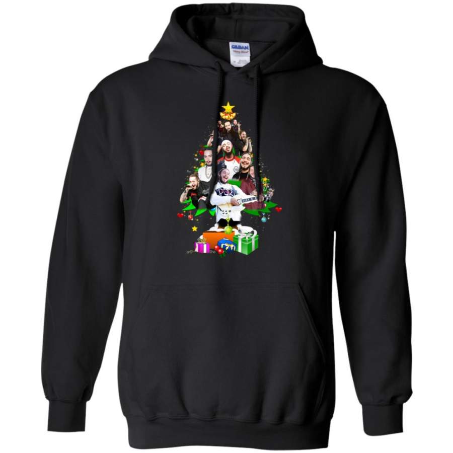 Post Malone Christmas Tree Hoodie – Moano Store