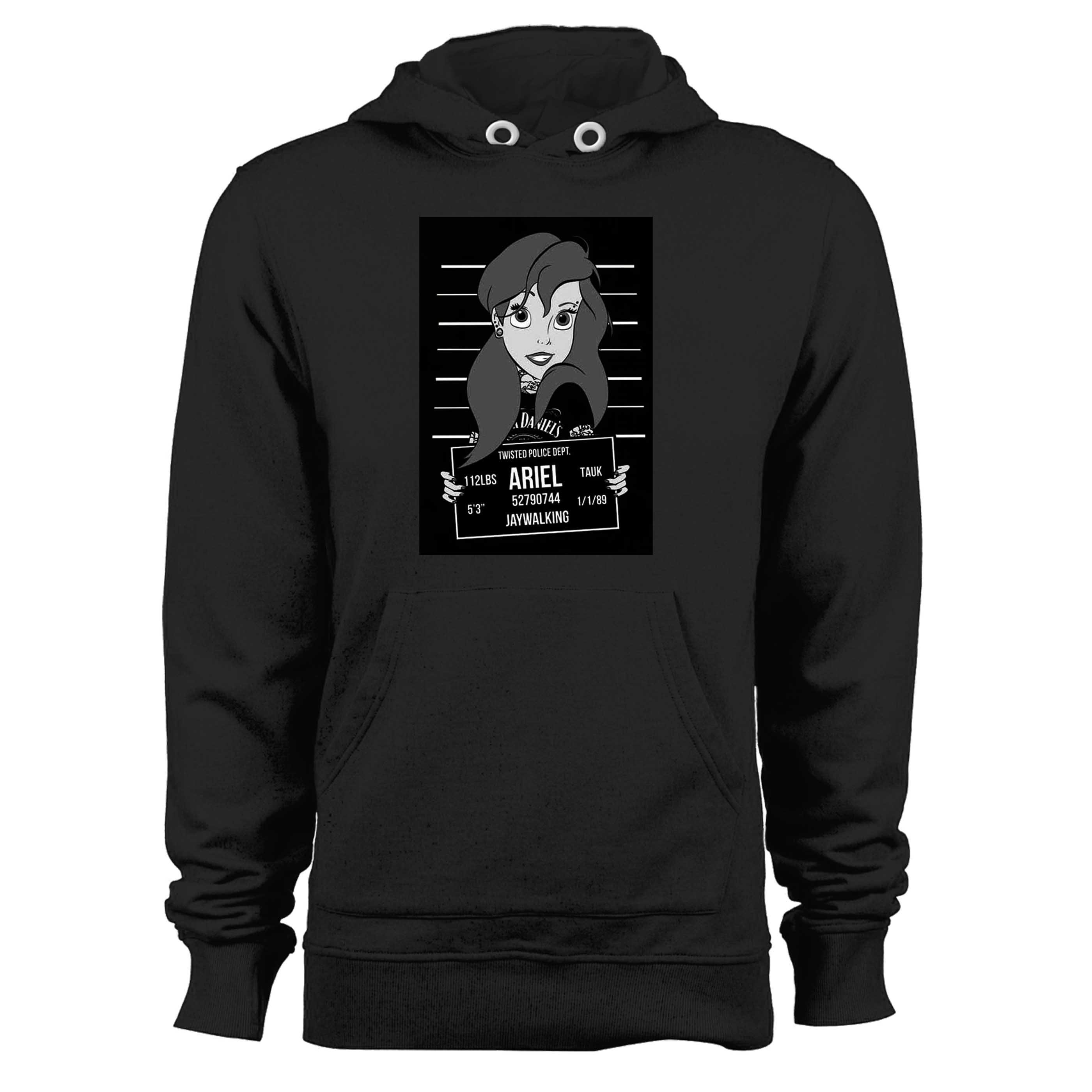 ariel mermaid mug shot Unisex Hoodie