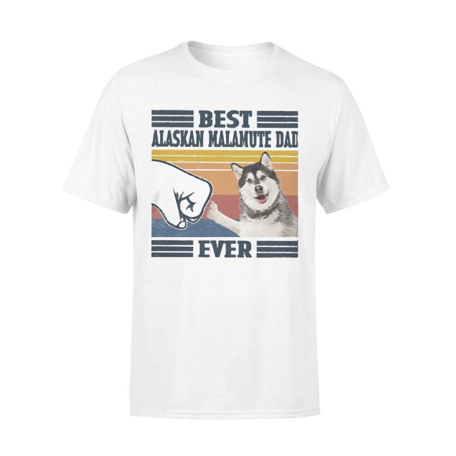 Father’s Day Best Alaskan Malamute Dad Ever Vintage T-shirt