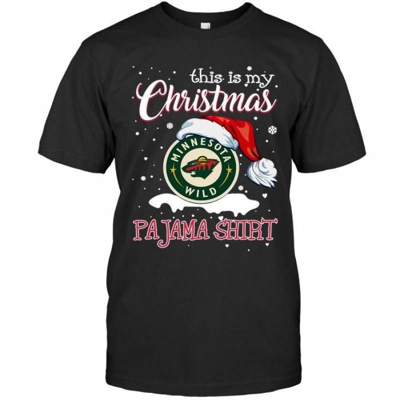 This Is My Christmas Minnesota Wild Pajama Shirt T Shirt