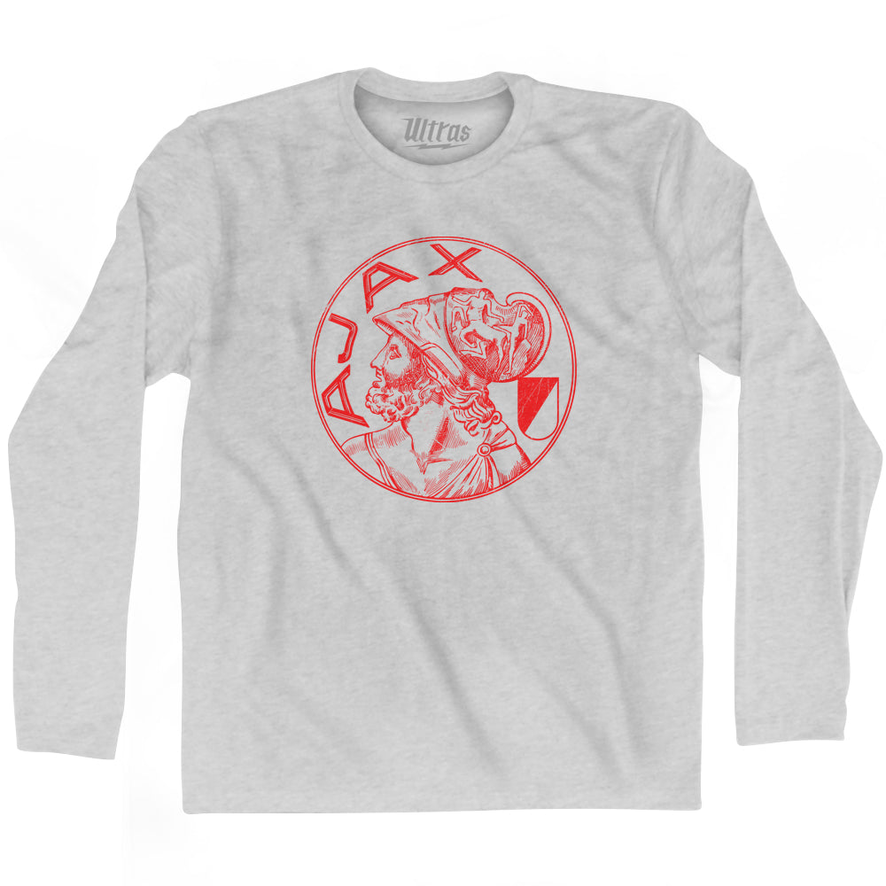 Ajax Amsterdam Adult Cotton Long Sleeve Vintage Soccer T-shirt