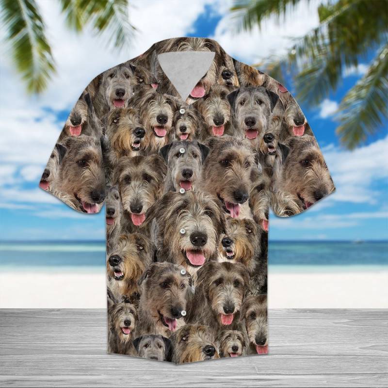 Irish Wolfhound Awesome Hawaiian Shirt Ha85669