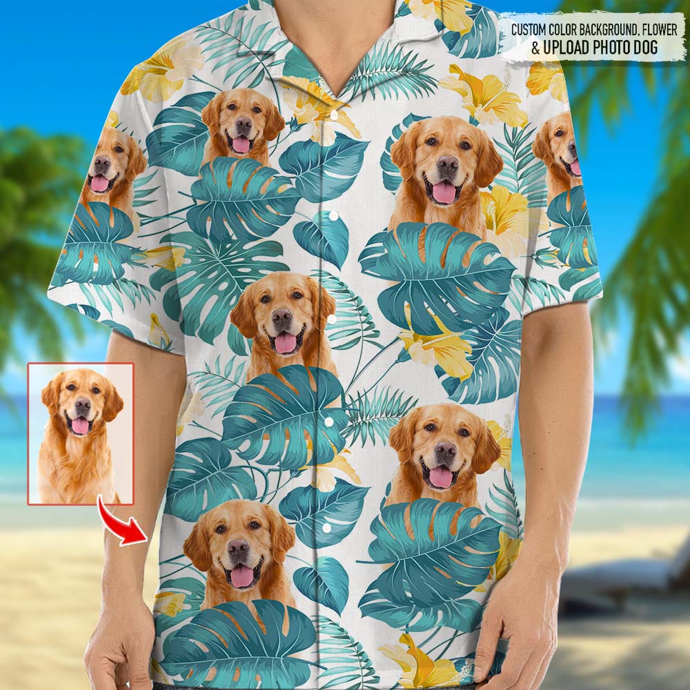 Personalized Photo Upload Dog Hawaii Ha10348