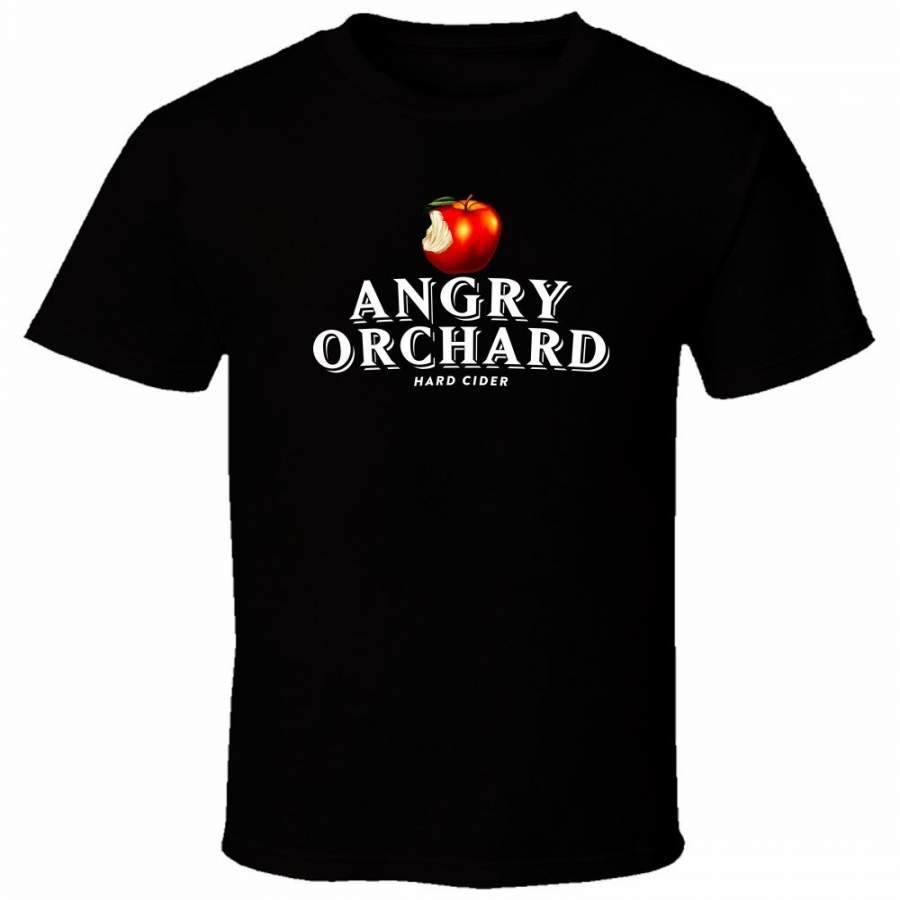 Angry Orchard Logo Graphic Printed Men Cotton T-Shirt