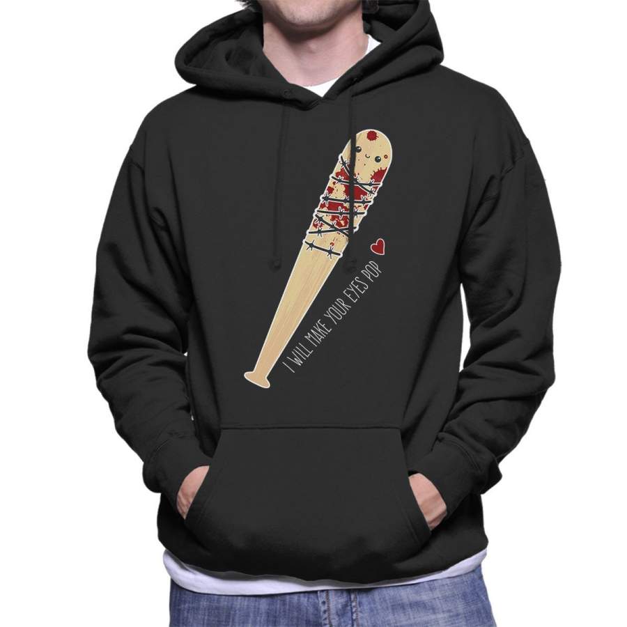 Vampire Bat Lucille Negan Walking Dead Men’s Hooded Sweatshirt
