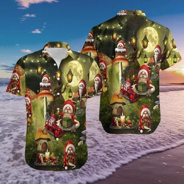 The Gift Of Gnome Christmas Aloha Hawaii Shirts For Men Women Ha7605