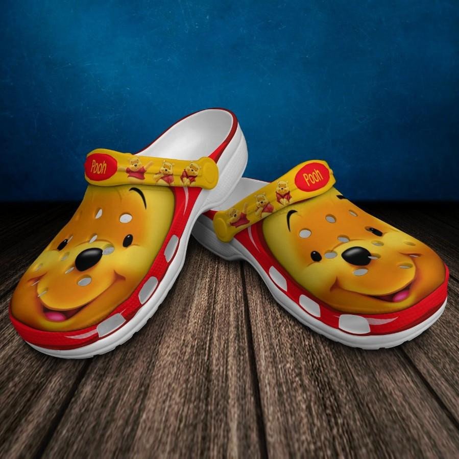 Pooh Cartoon Winnie The Pooh For Men And Women Rubber Crocs Crocband Clogs, Comfy Footwear