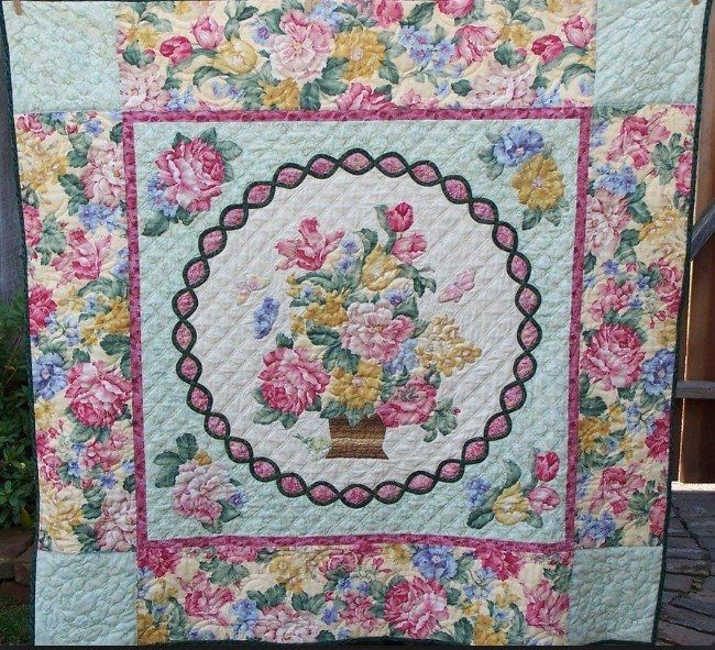 Spring Flowers Cla2210428Q Quilt Blanket