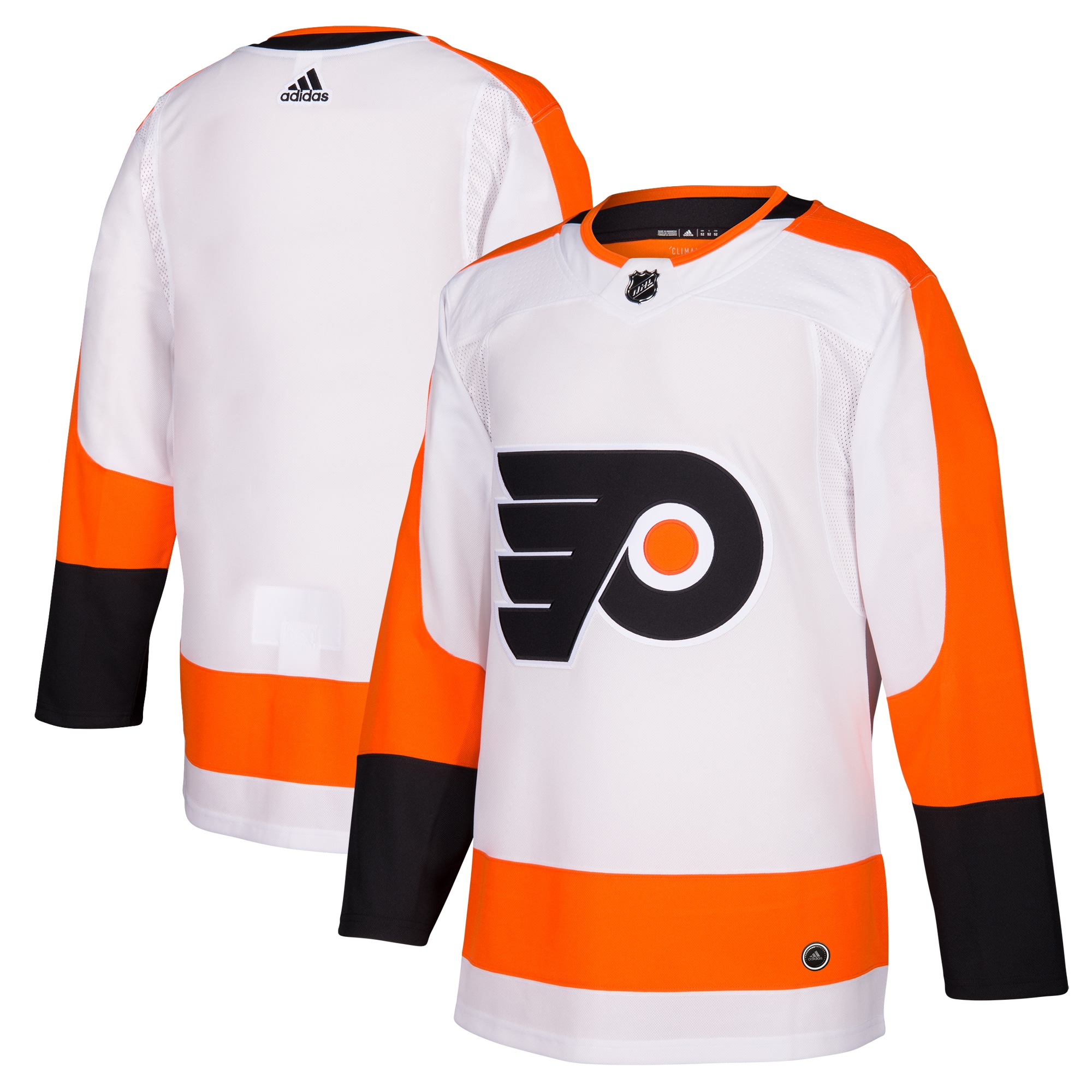 Philadelphia Flyers Away Authentic Blank Jersey – White