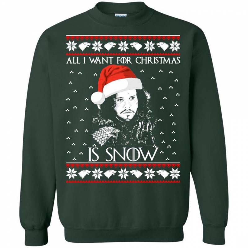 All I Want for Christmas is Snow ugly sweater