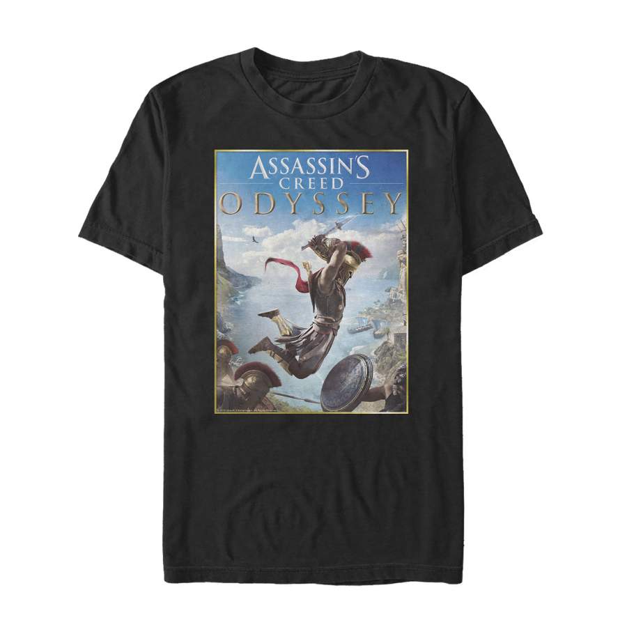 Assassin’s Creed Men’s Odyssey Spartan Poster  T Shirt