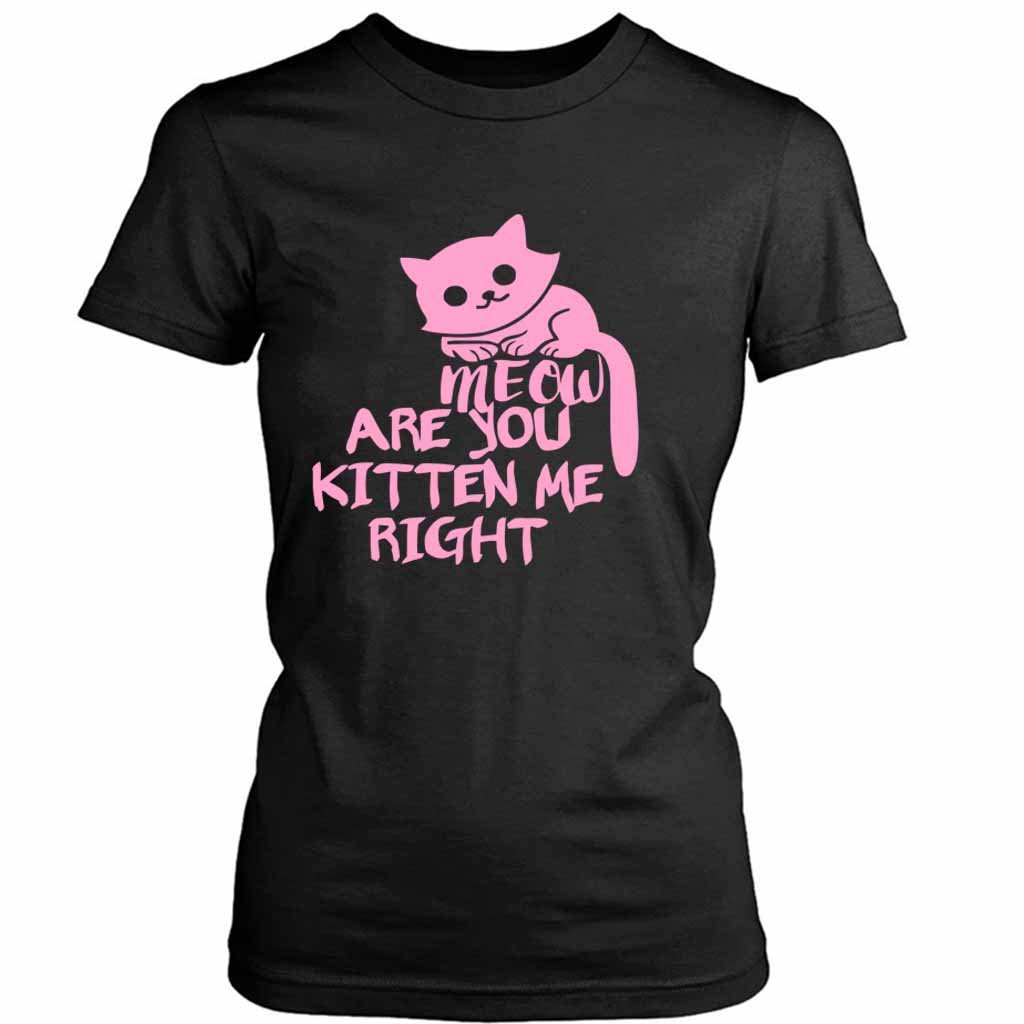 Are You Kitten Me Right Meow Four Women’s Tee T-Shirt