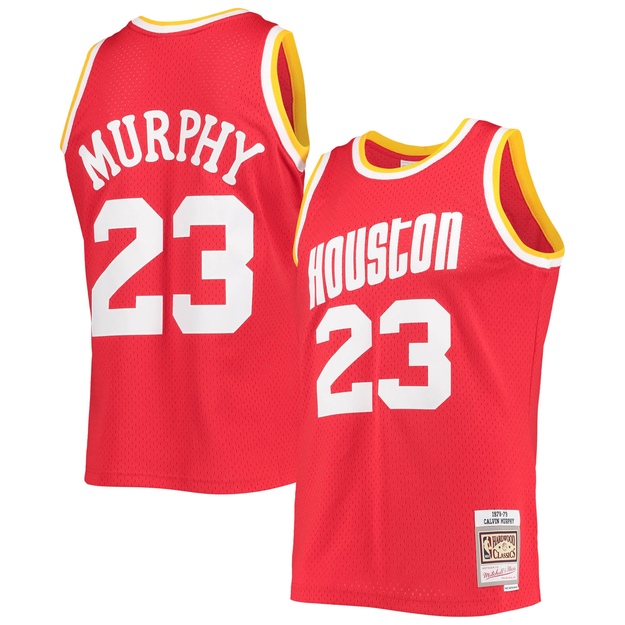 Calvin Murphy Houston Rockets Mitchell & Ness 1978-79 Hardwood Classics Swingman Jersey – Red NBA