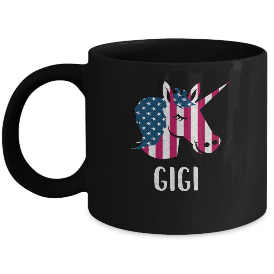 Patriotic Gigi Unicorn Americorn 4Th Of July Mug