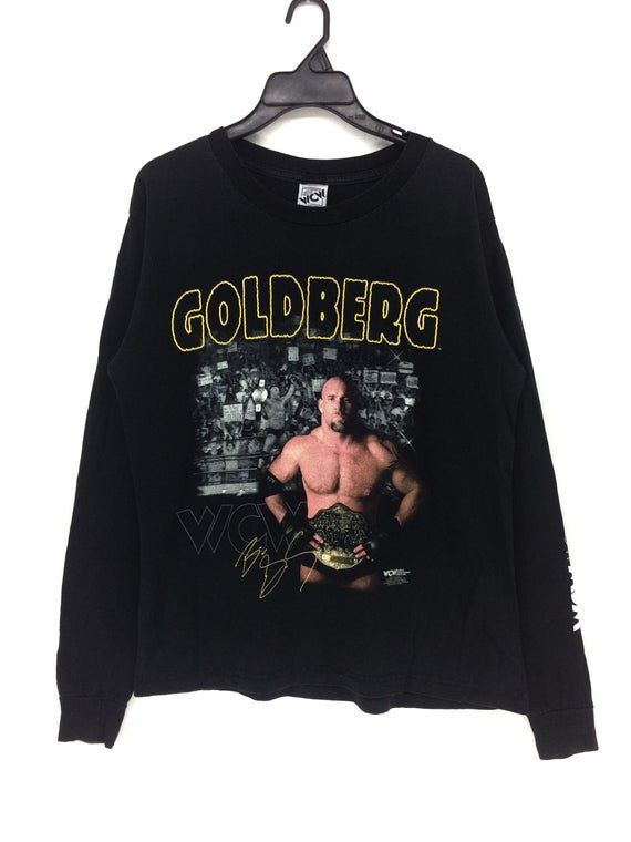 Rare Vintage 90S World Wrestling Goldberg Shirt Vtg Wcw 90S Wrestler Shirt X Shirt