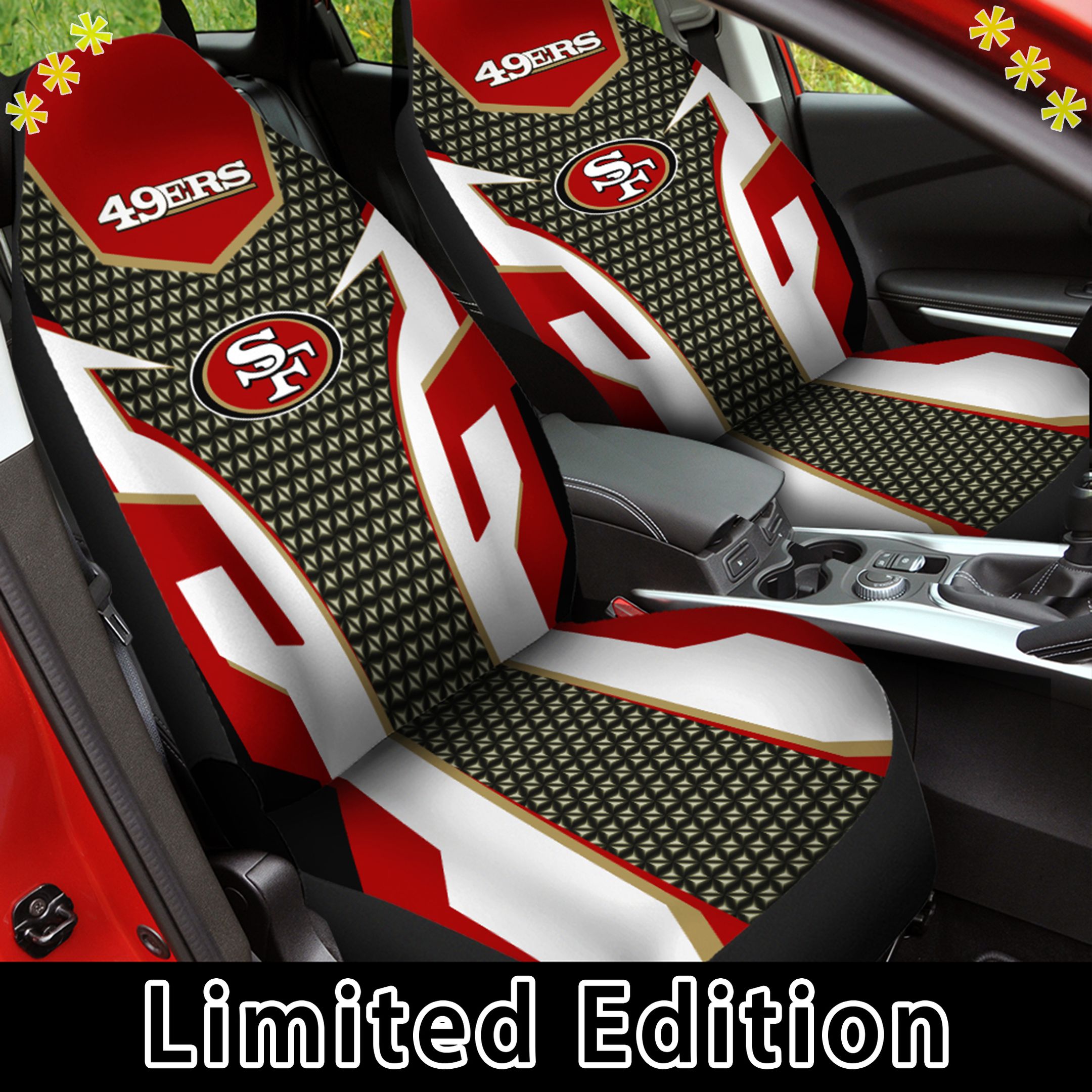 Sf49 Car Seat Covers (Set Of 2)