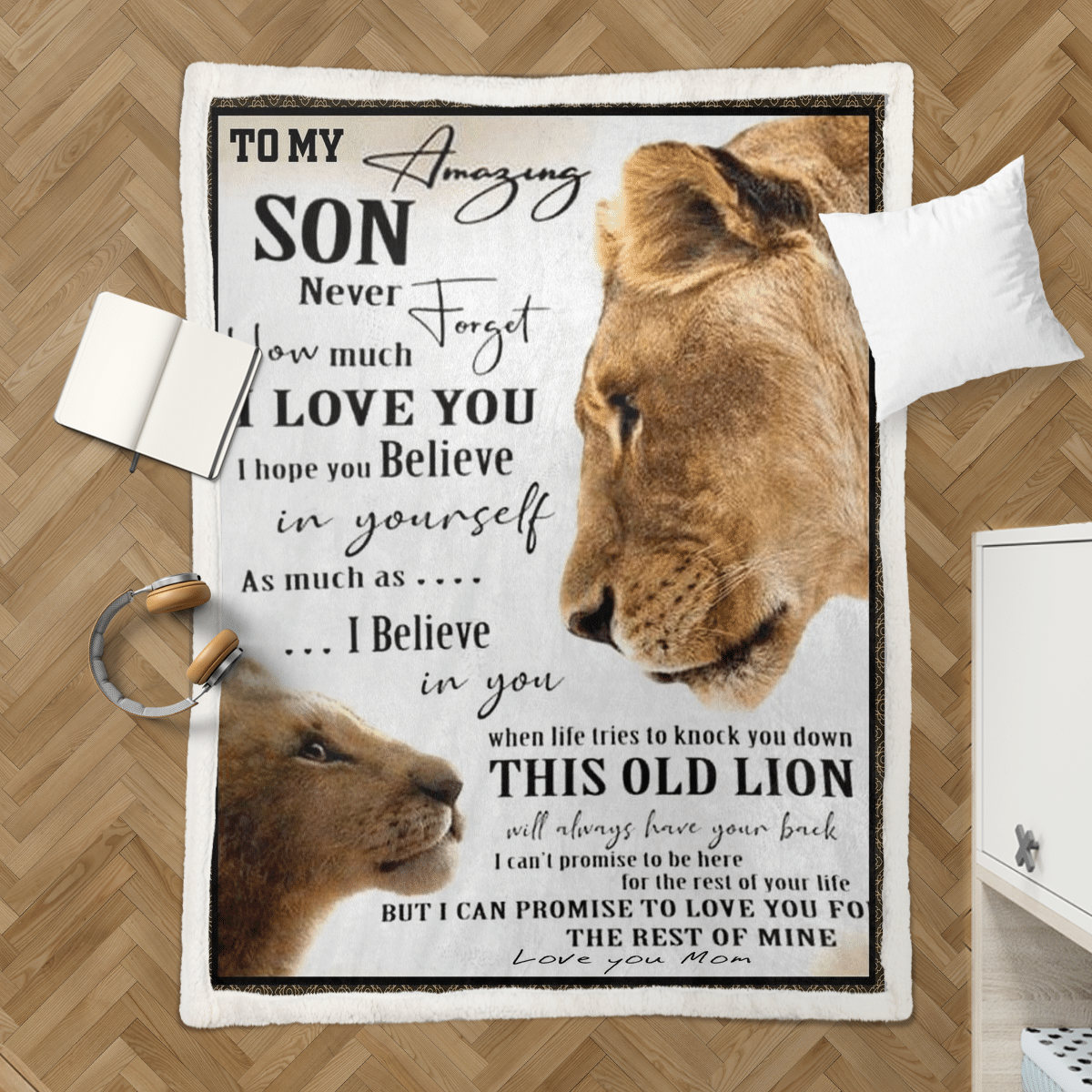 Amazing Son Lion Always Have Your Back – Blanket – FBC10027