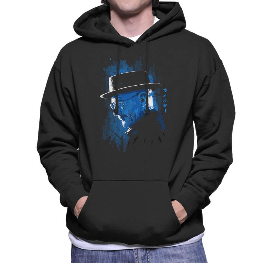 Walter White Blue Crystal Shadow Breaking Bad Men’s Hooded Sweatshirt