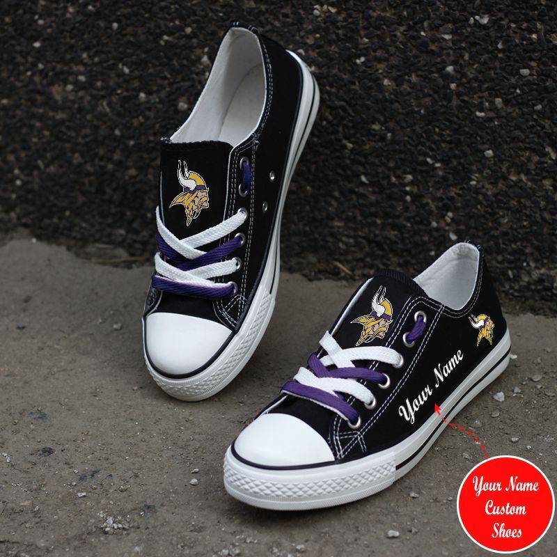 Minnesota Vikings Personalized New Low Top 029