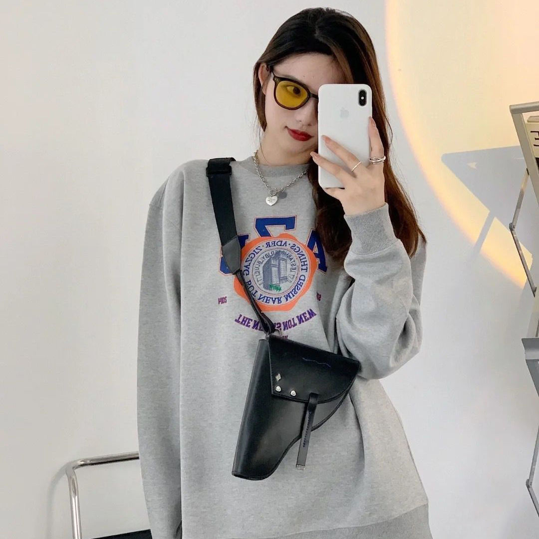 ADER Error Sweatshirt Men Women 2021 Korean Fashion Style Sweat Tops Oversize Embroidery Cotton Casual Costume Female Pullover alx