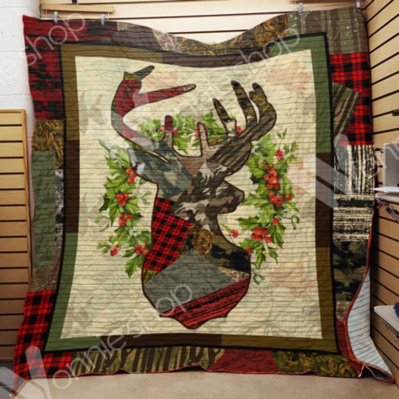 Hunting Christmas Blanket AU2102 85O36