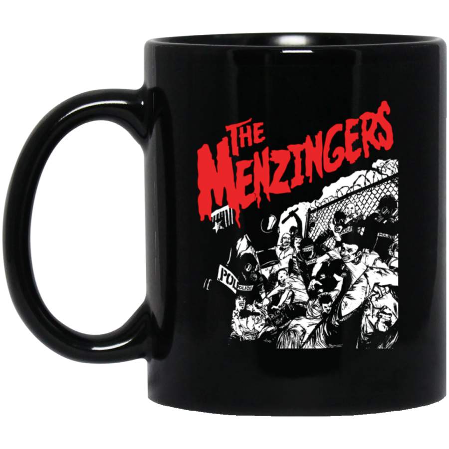 Menzingers Men’s Police Riot Black Mug