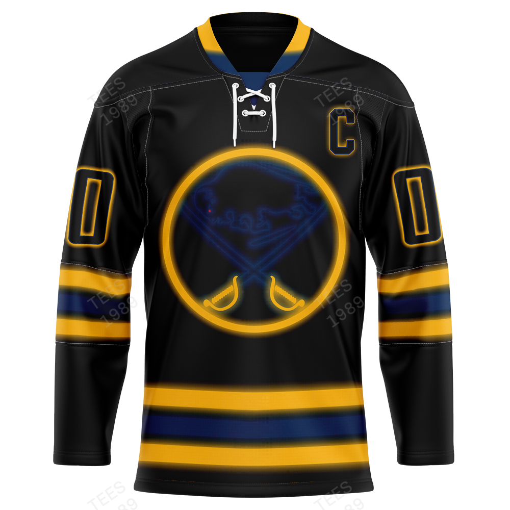 Buffalo Sabres NEON | CUSTOMIZE YOUR NAME & NUMBER | HOT SALE 3D PRINTED