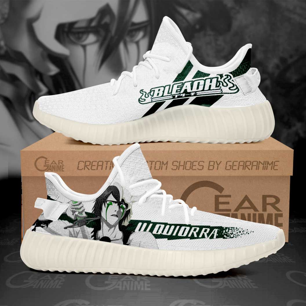 Ulquiorra Cifer Yeezy Shoes Bleach Custom Anime Sneakers – Yeezy Shoes