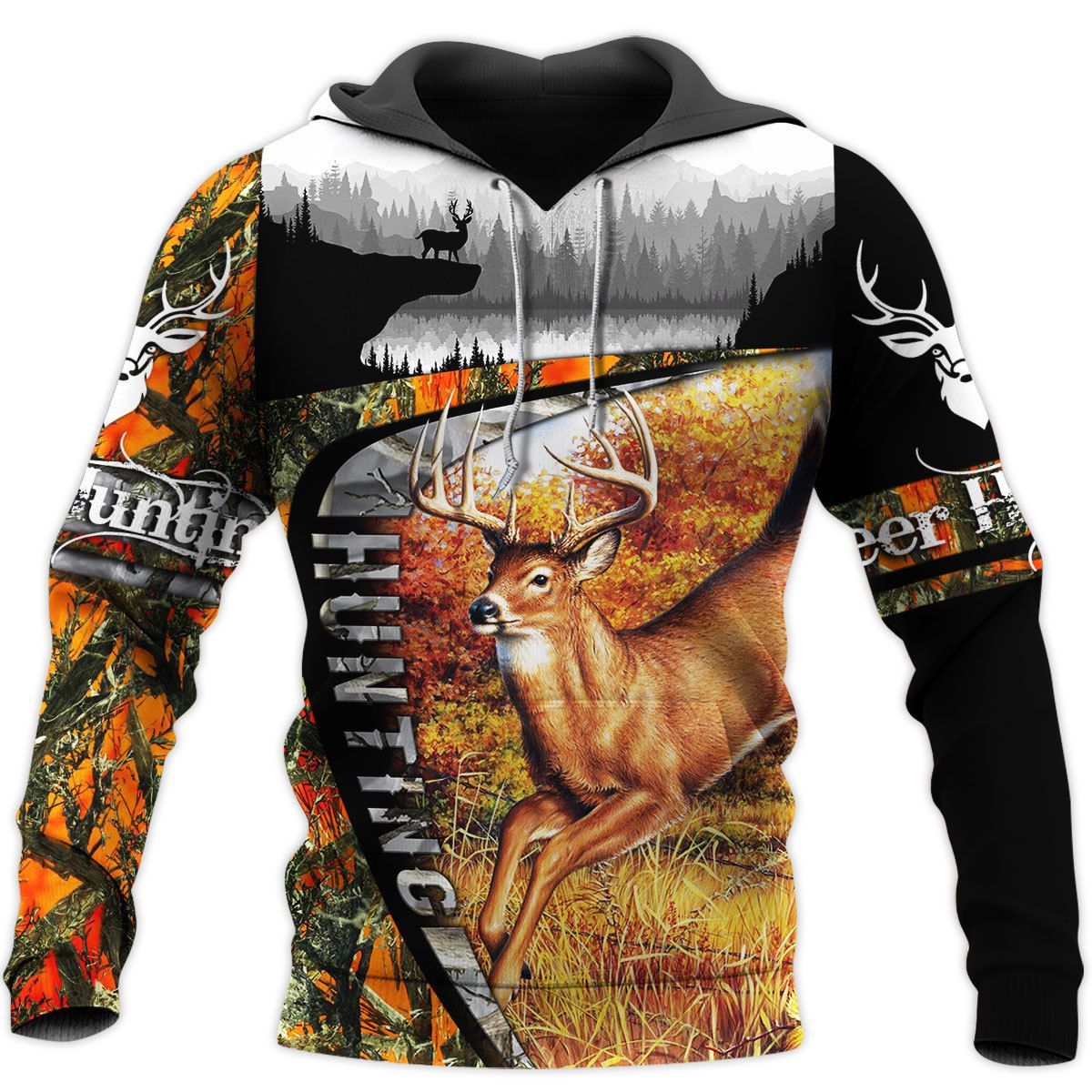 TDT192009A02ST HUNTING DEER COLLECTION HOODIE PP