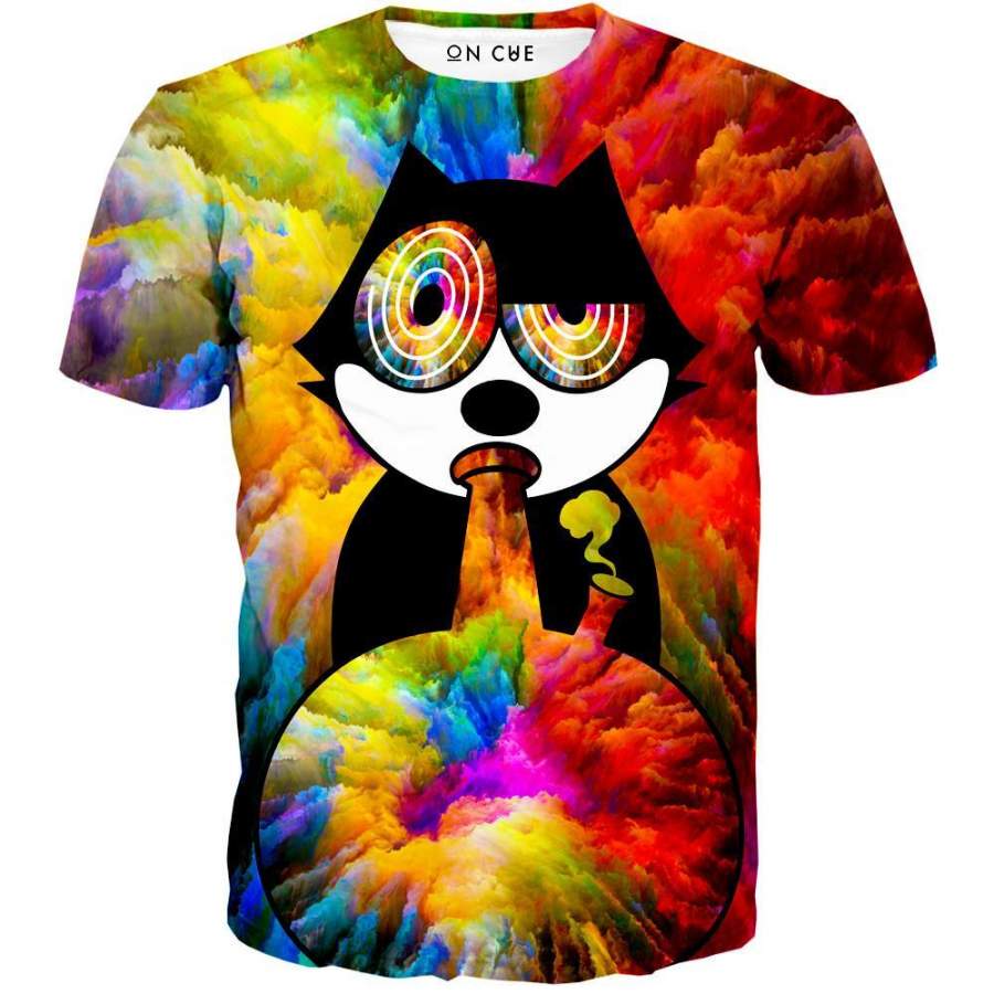 Trippy Felix Men/Women 3D All-Over Print Tshirt