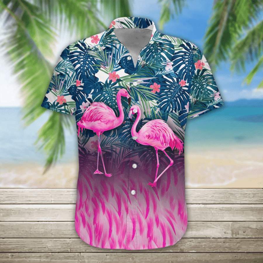 Flamingo Hawaii Aloha Shirts Ha101534