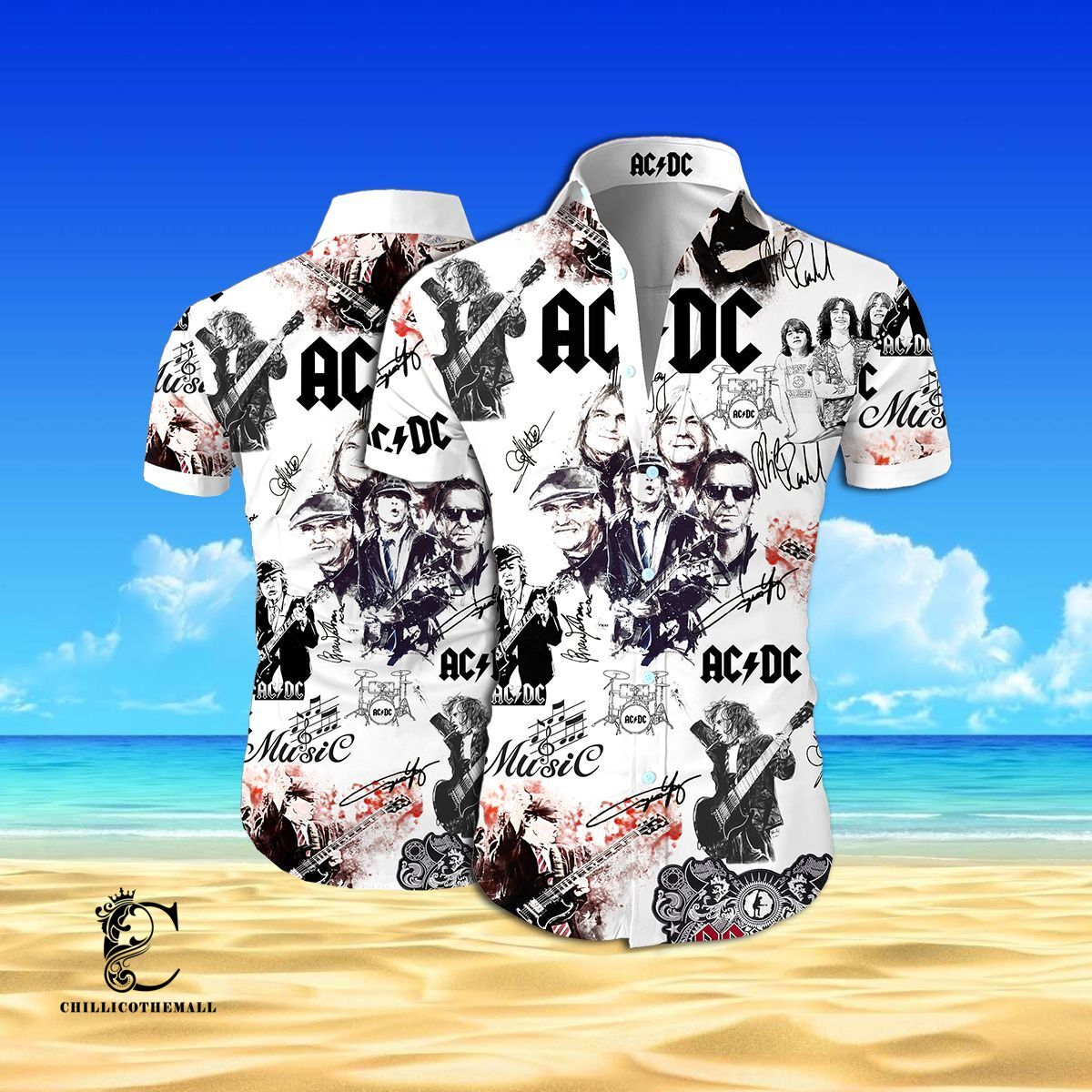 Ac-Dc Hawaiian Shirt