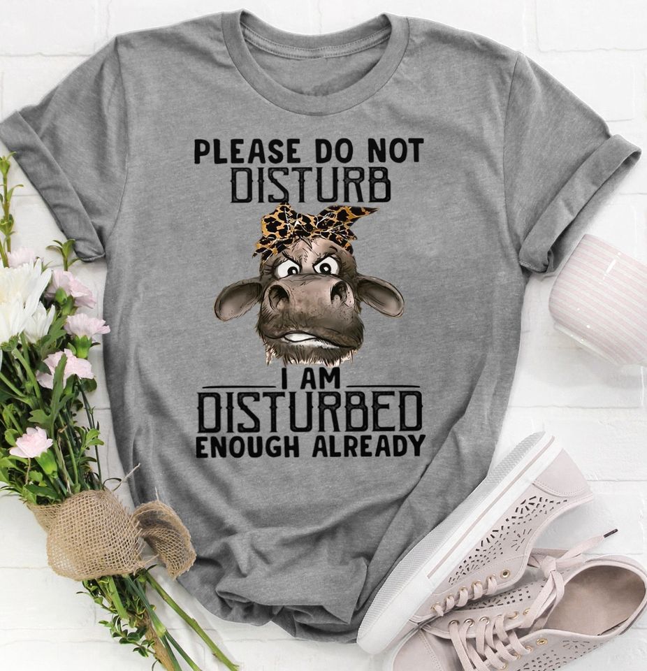 Please Do Not Disturb I Am Disturbed Enough Already Standard/Premium T-Shirt