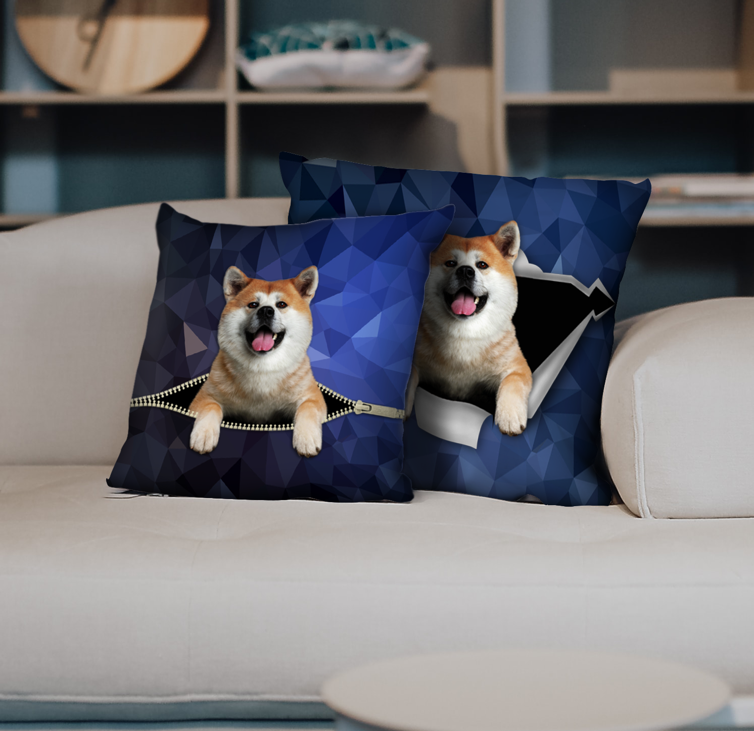 They Steal Your Couch – Akita Inu Pillow Cases V1 (Set of 2)