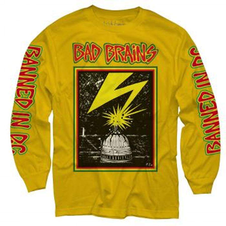 Bad Brains – Capitol – Longsleeve Yellow T-shirt