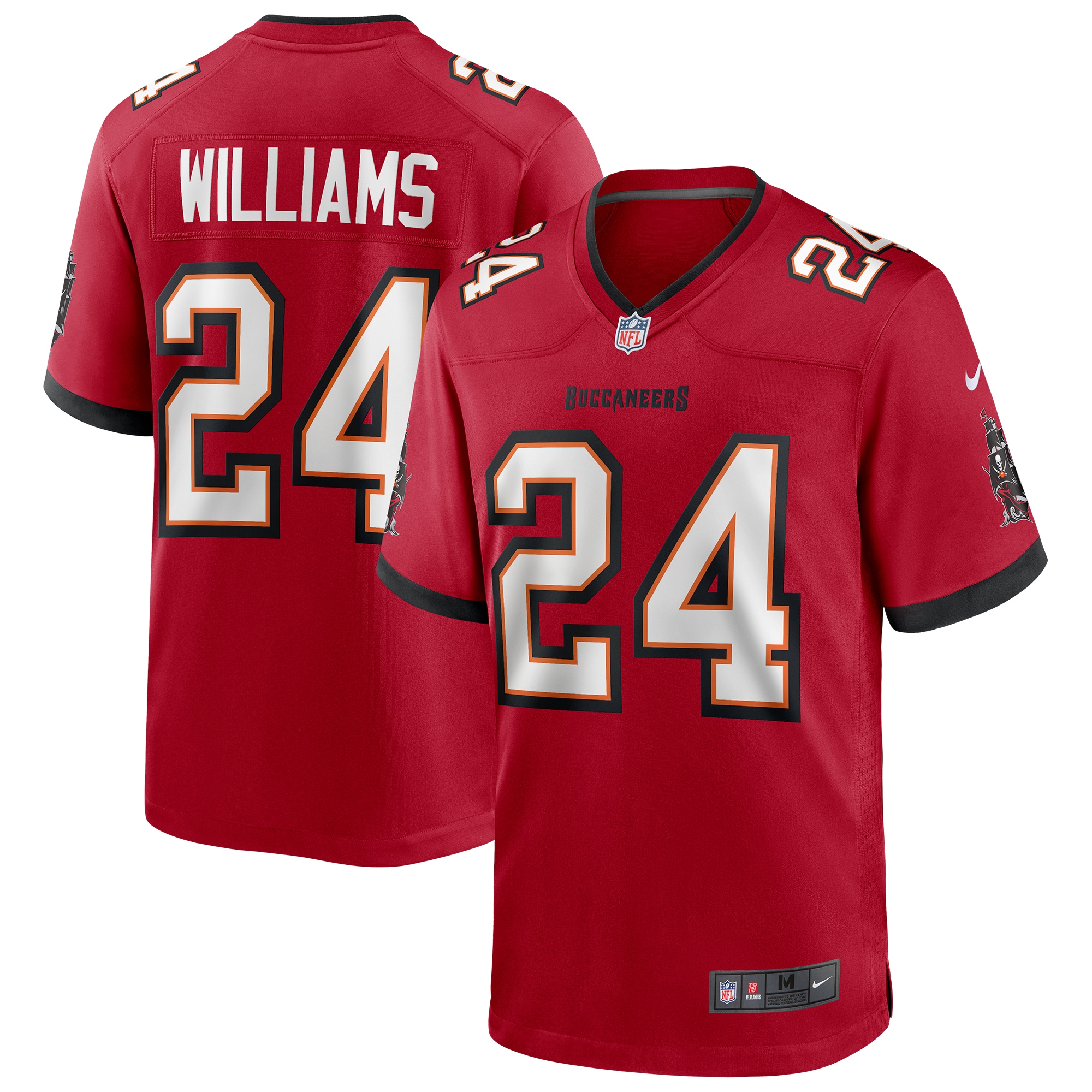 Cadillac Williams Tampa Bay Buccaneers Game Retired Player Jersey – Red