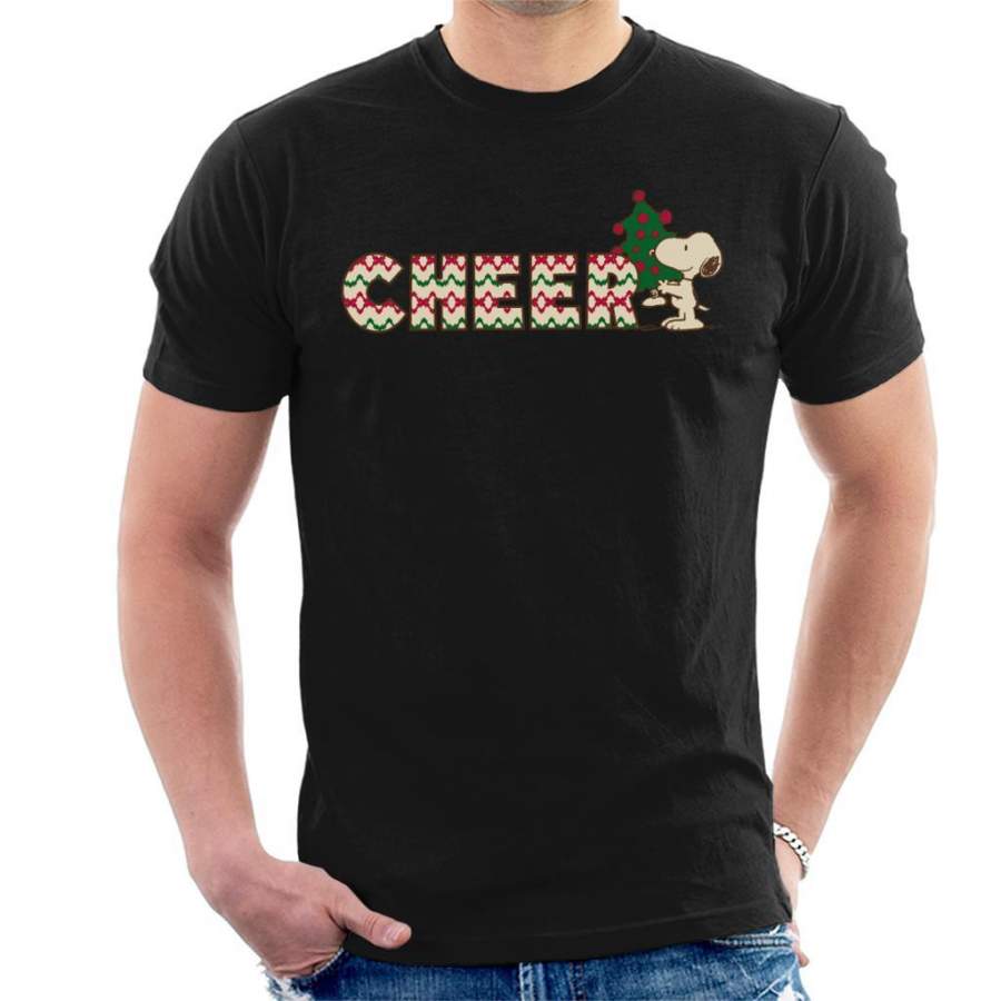 Peanuts Snoopy Christmas Cheer Men’s T-shirt