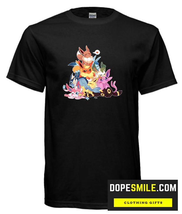 EEVEE EVOLUTIONS POKEMON cool T Shirt