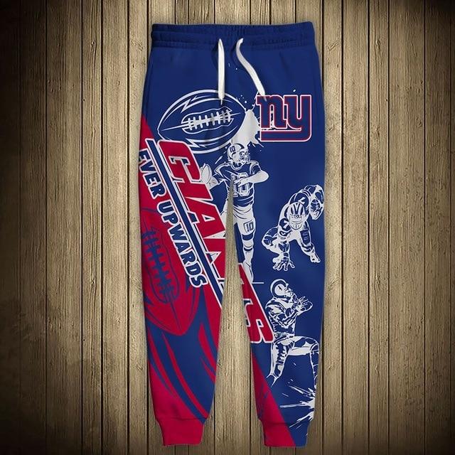 Men’S New York Giants Sweatpants Printed 3D