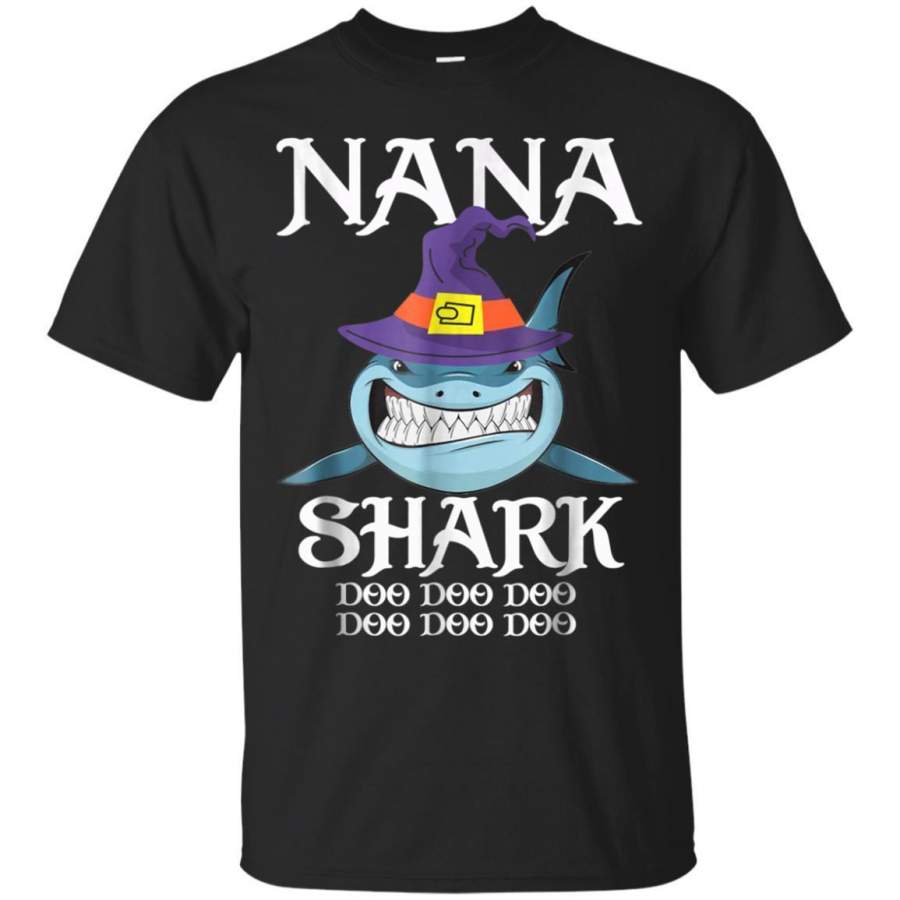 AGR Nana Shark Doo Doo Doo Funny Shirt Shark Witch Jaq T-shirt