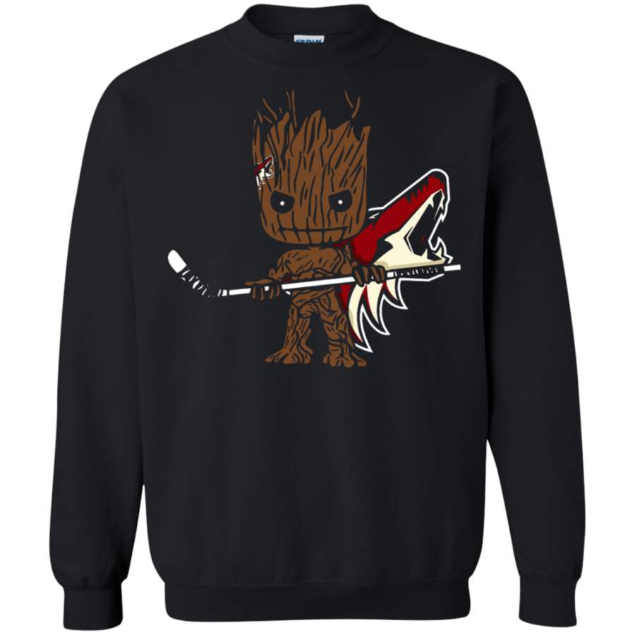 AGR Groot I Am Ice Hockey Player Team Arizona Coyotes Sweatshirt