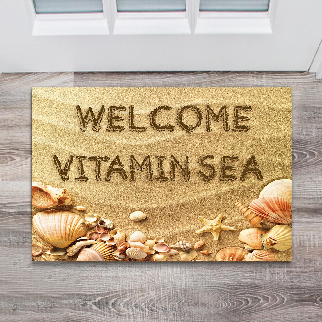 Welcome Vitamin Sea 3D Printed Doormat