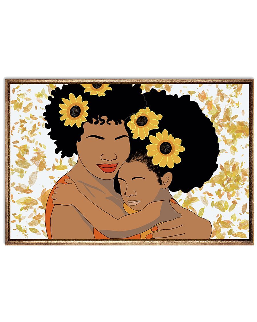 African – Black Art – Motherhood Horizontal Canvas And Poster | Wall Decor Visual Art