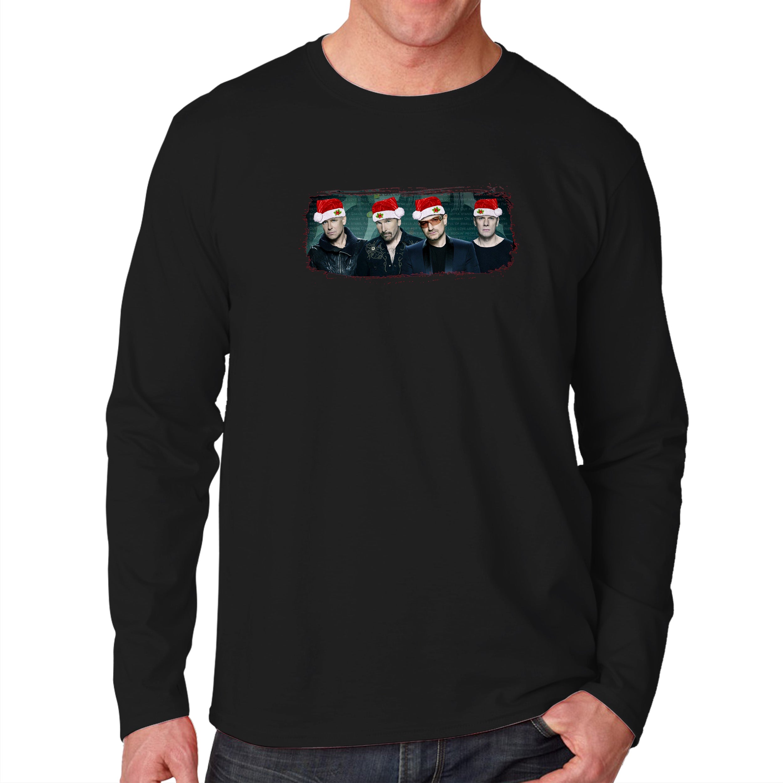 U2 Christmas Unisex Long Sleeve T-Shirt Tee