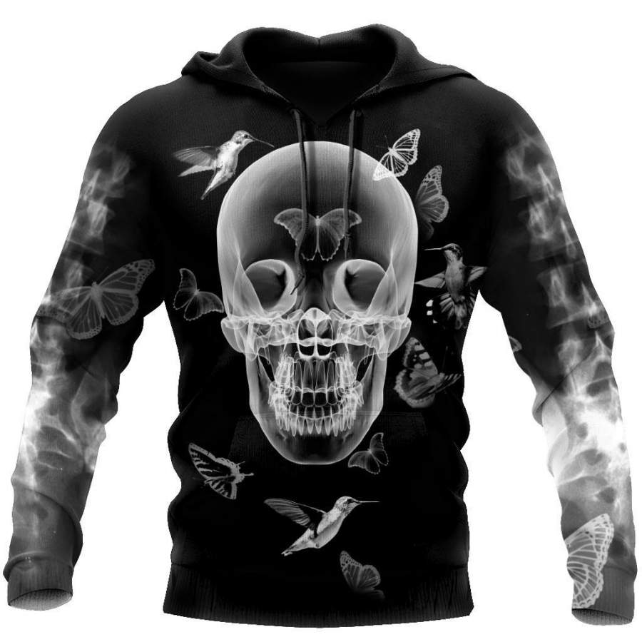 Xray Skulls Hoodie For Men And Women JJW25092002