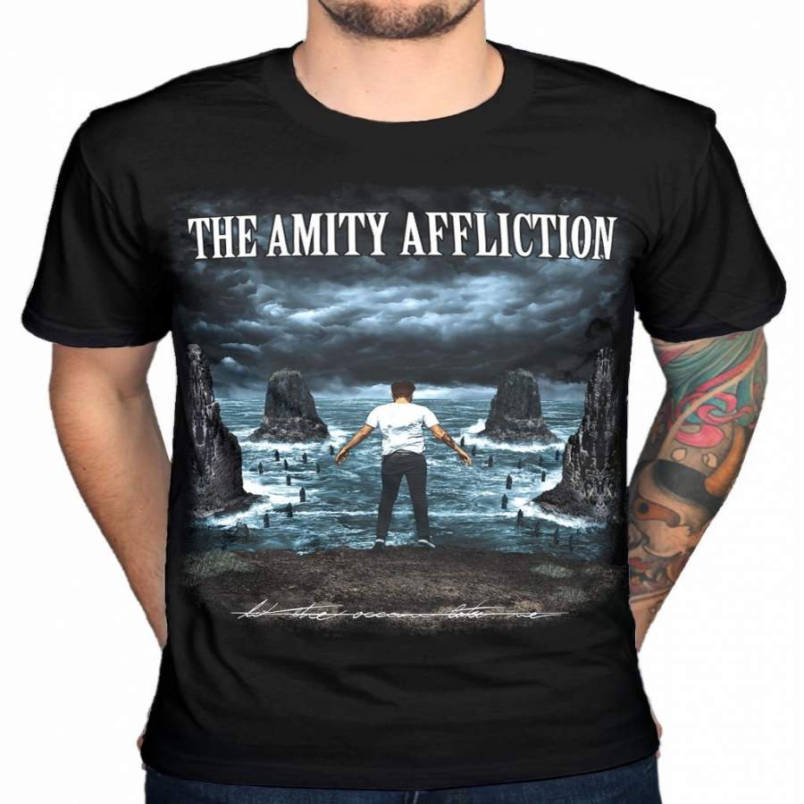 The Amity Affliction Let The Ocean Take Me Mens Cotton T-Shirt